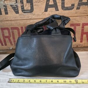 Lia Numa Knot-Handle Leather Bag